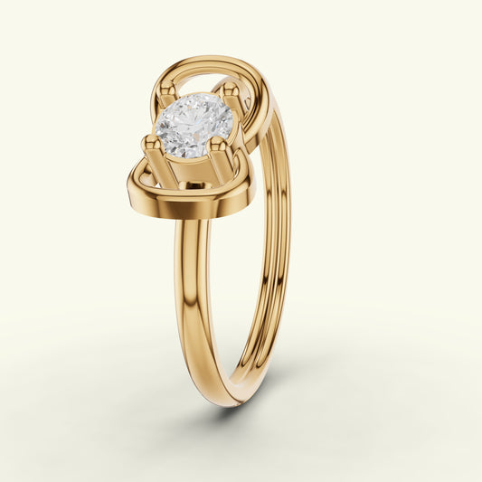 Velin Solitaire Diamond Ring