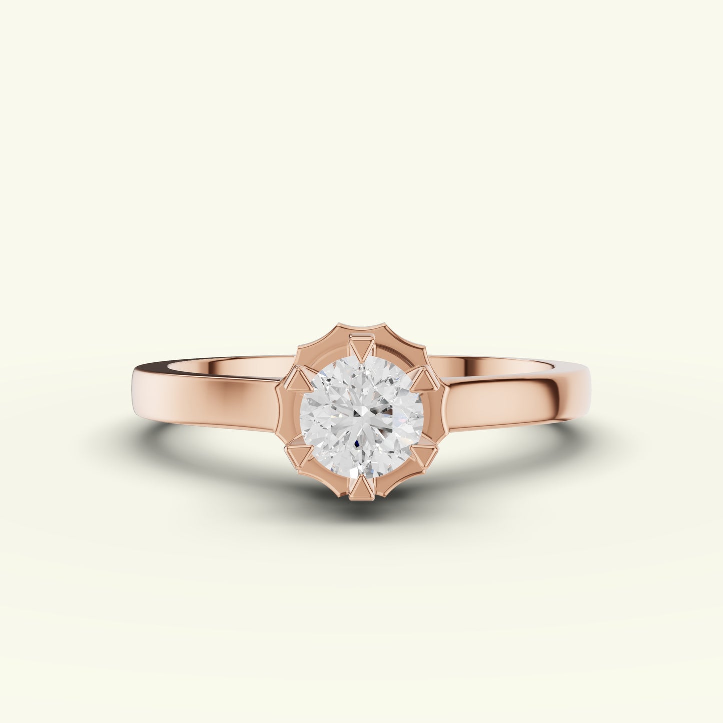Cael Solitaire Diamond Ring
