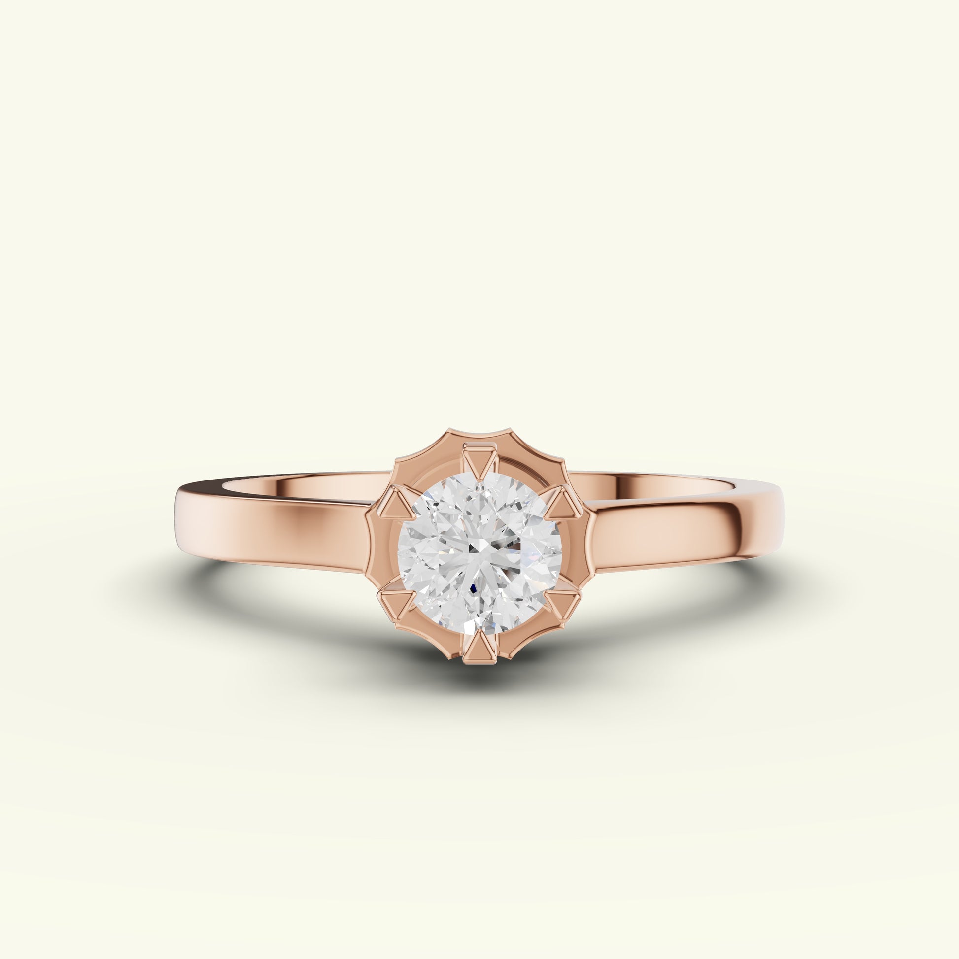 Cael Solitaire Diamond Ring