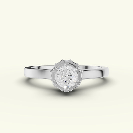 Cael Solitaire Diamond Ring