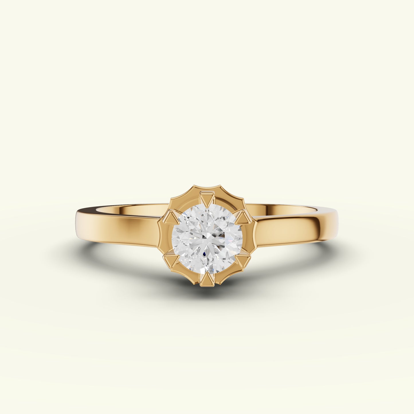 Cael Solitaire Diamond Ring