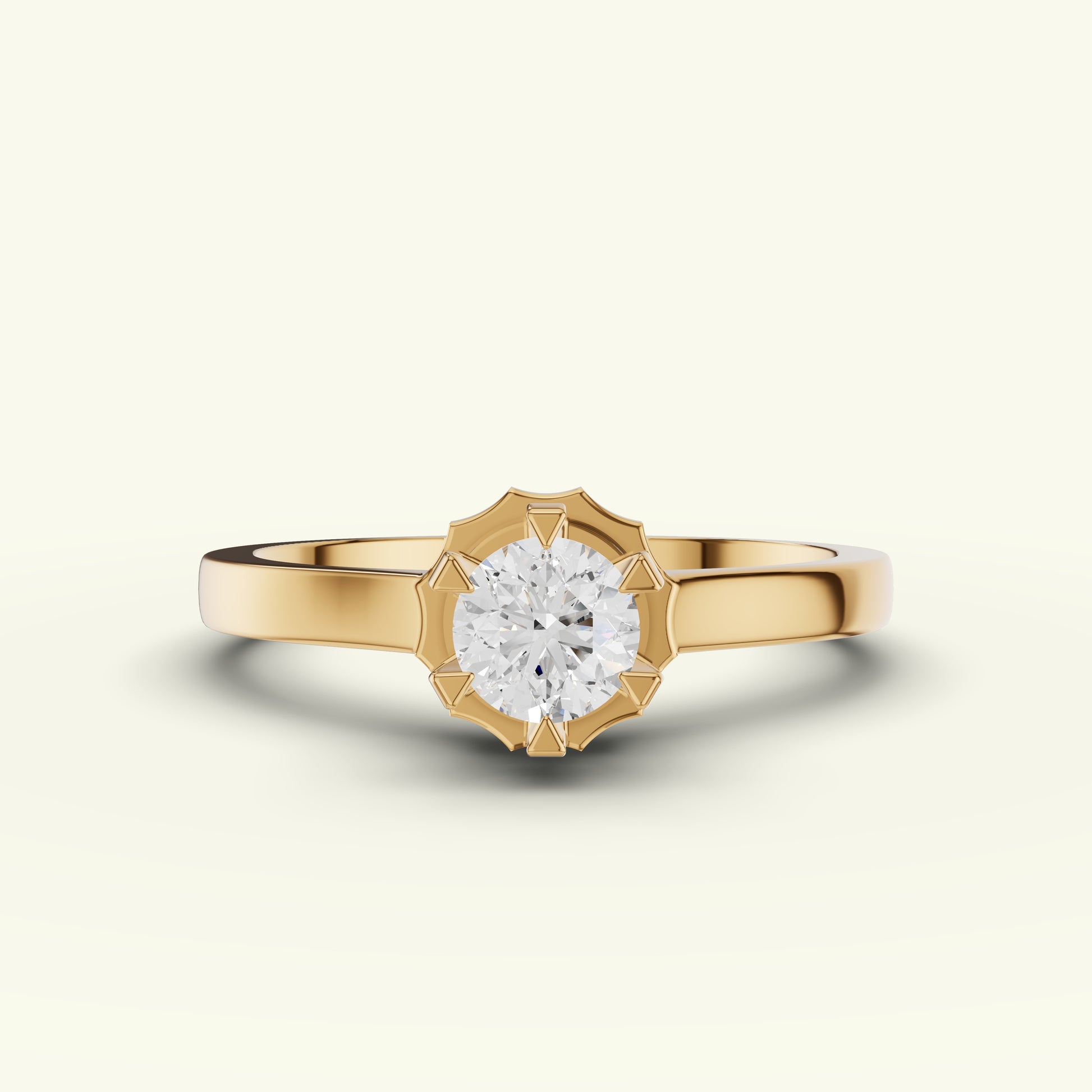 Cael Solitaire Diamond Ring