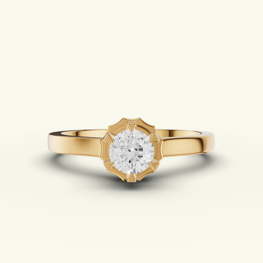 Cael Solitaire Diamond Ring