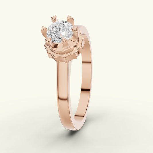 Cael Solitaire Diamond Ring