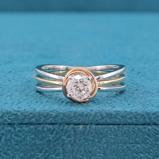 Elva Solitaire Diamond Ring