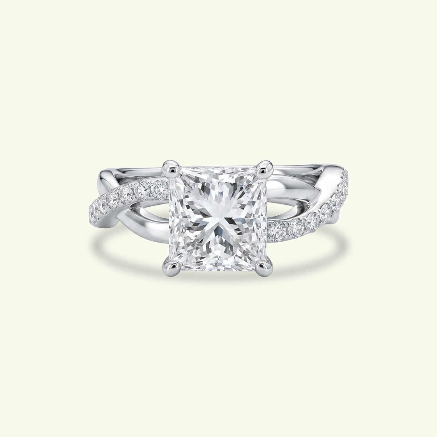 Veyra Box Diamond Ring