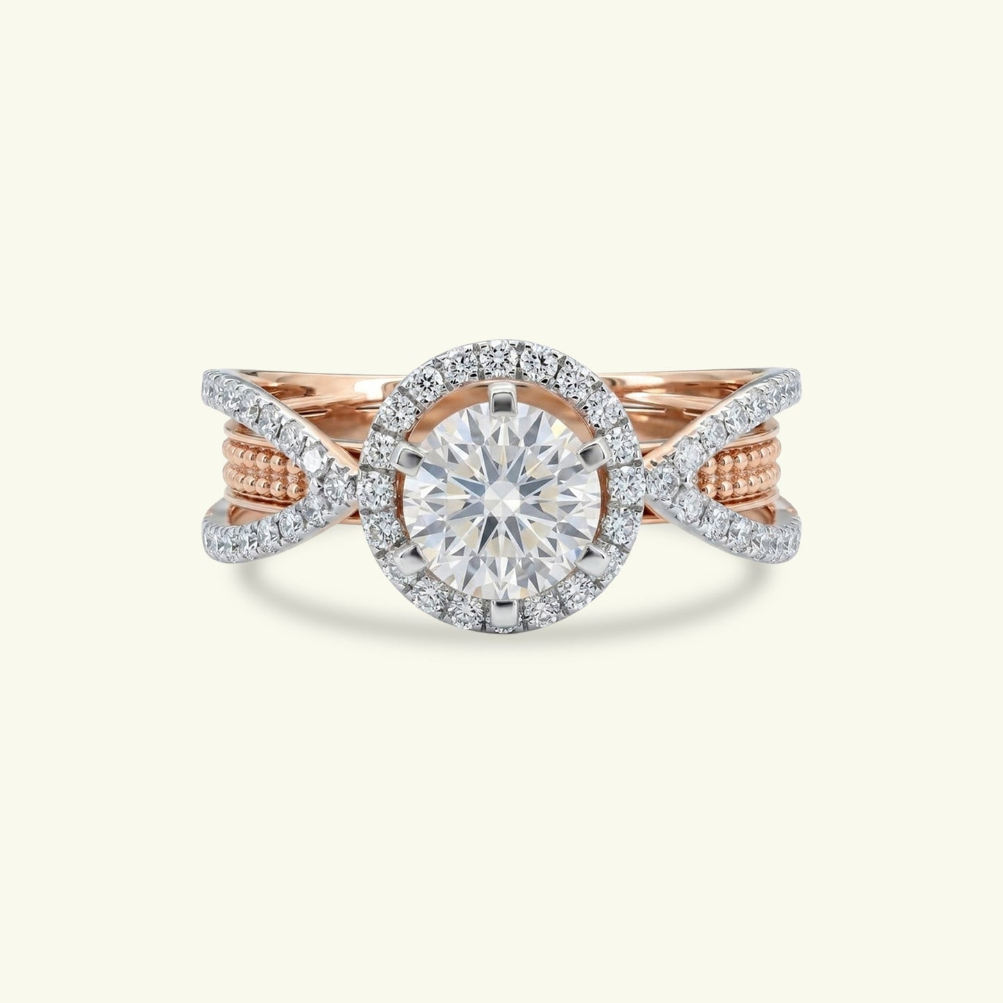 Myra Halo Diamond Ring