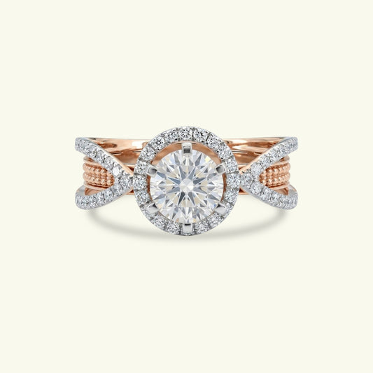 Myra Halo Diamond Ring