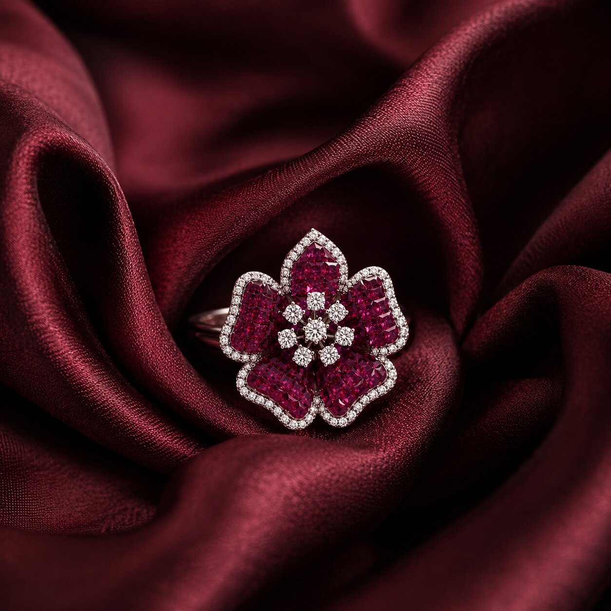 Evara Bloom Diamond Ring