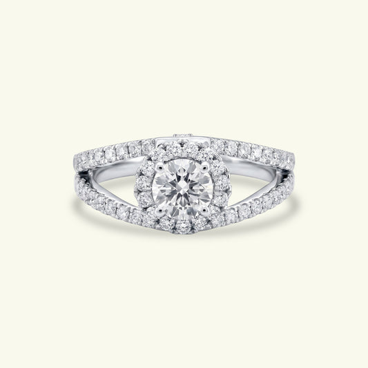 Eliane Halo Diamond Ring