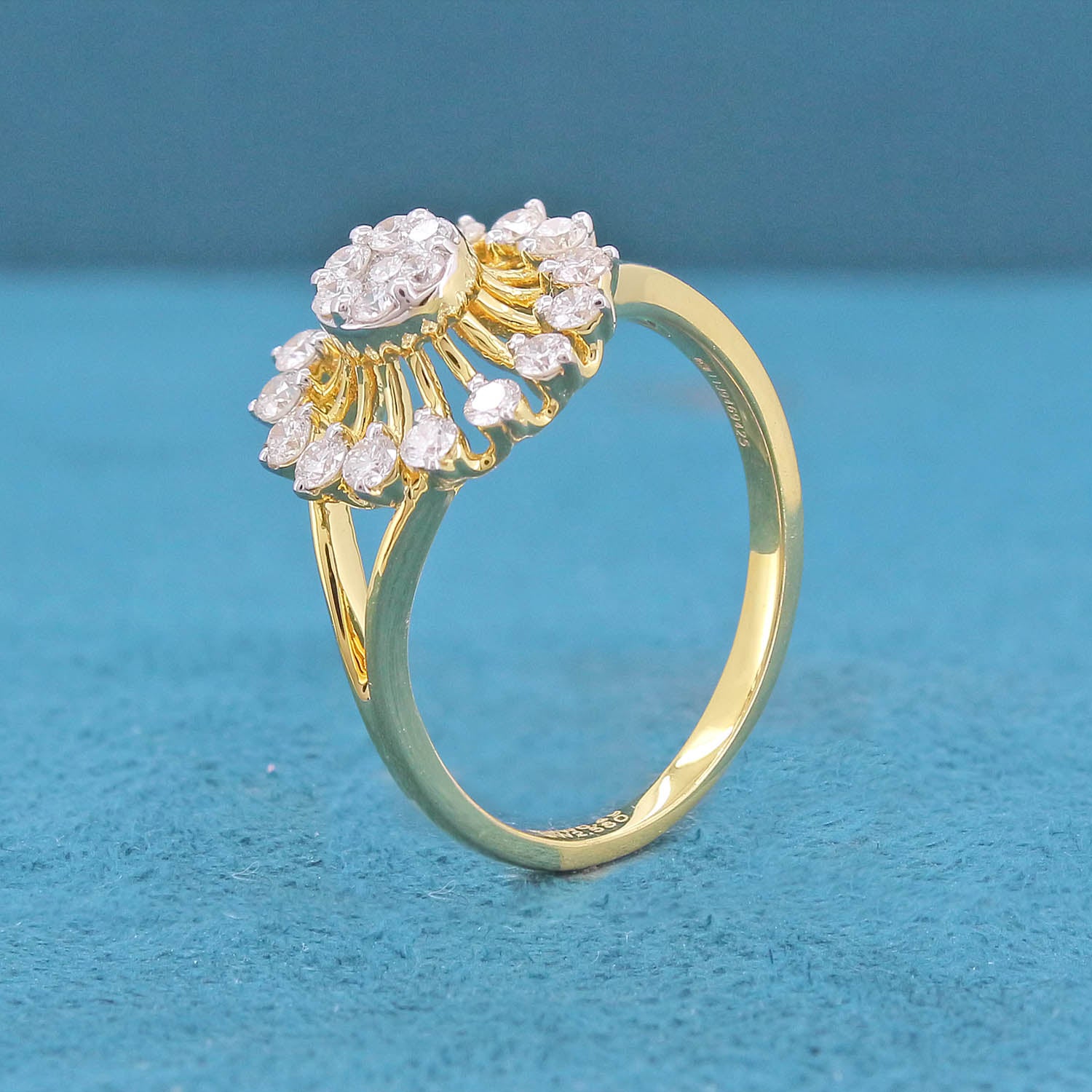 Alisette Floral Diamond Ring