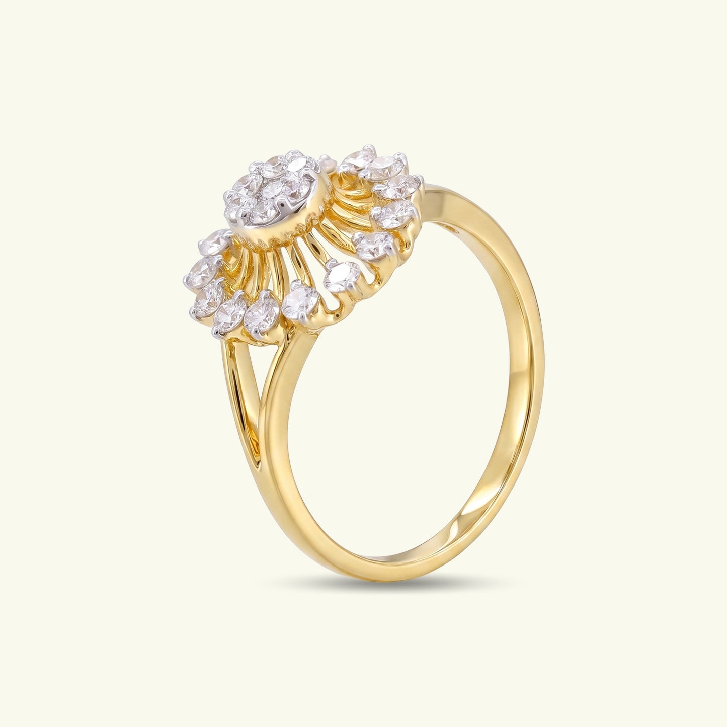Alisette Floral Diamond Ring