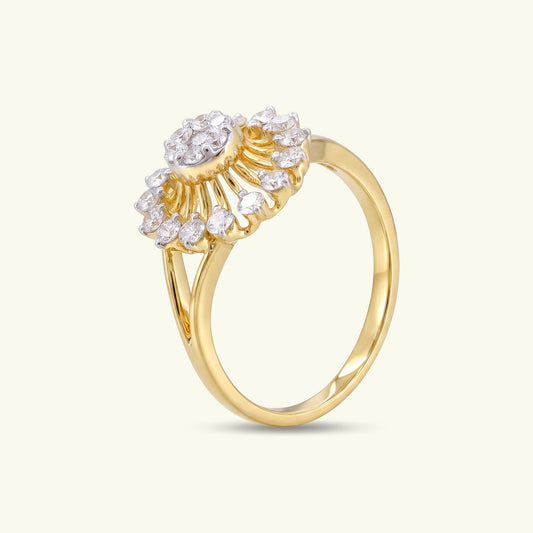 Alisette Floral Diamond Ring
