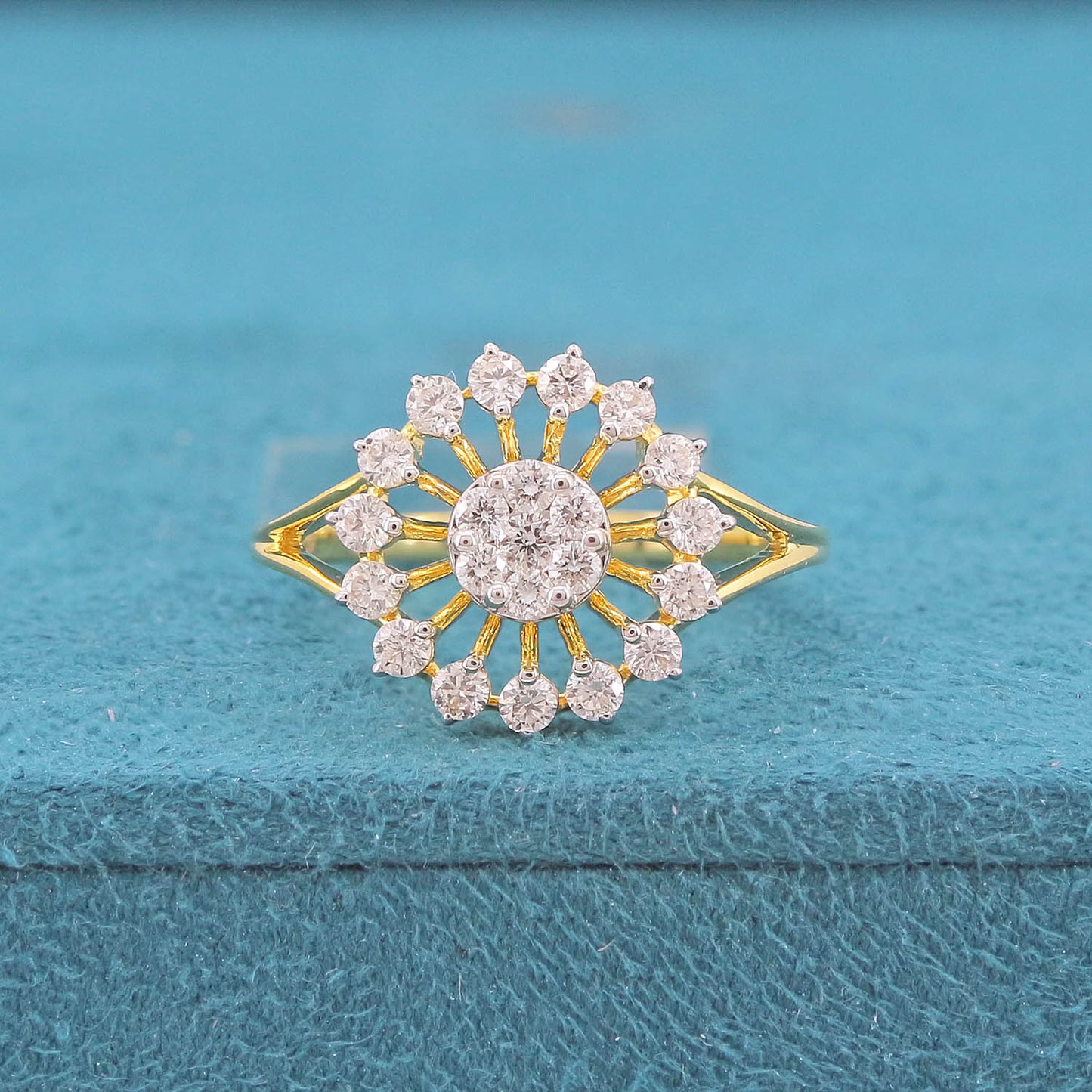 Alisette Floral Diamond Ring