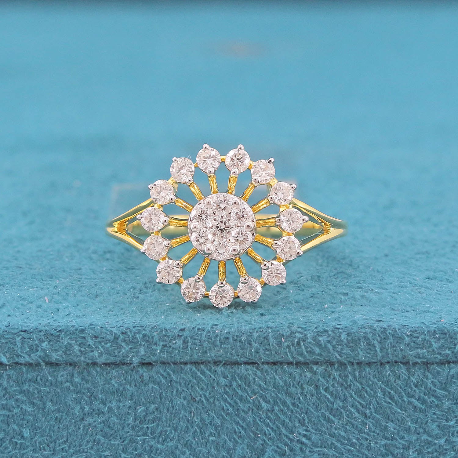 Alisette Floral Diamond Ring