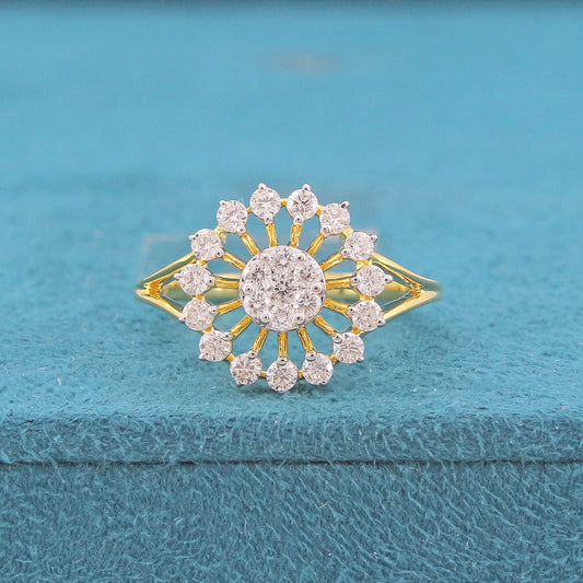 Alisette Floral Diamond Ring