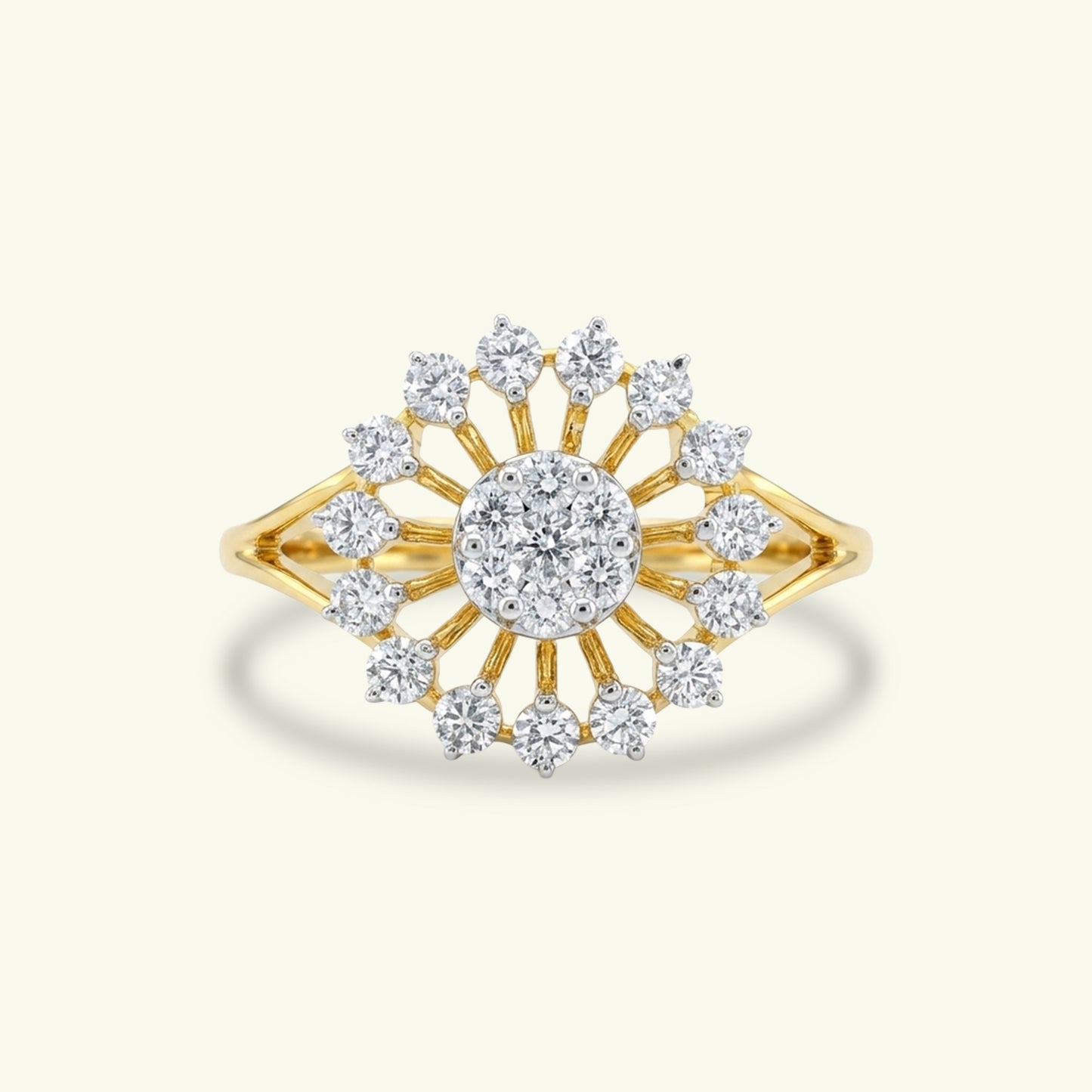 Alisette Floral Diamond Ring