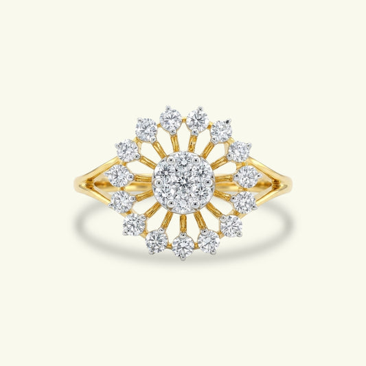 Alisette Floral Diamond Ring
