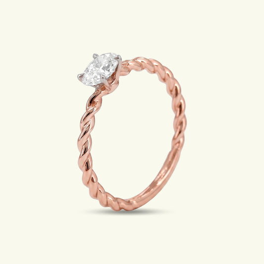 Emen Solitaire Diamond Ring