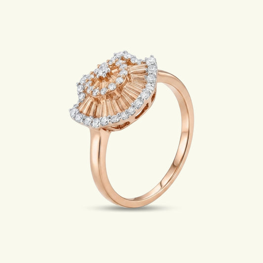 Elva Floral Diamond Ring