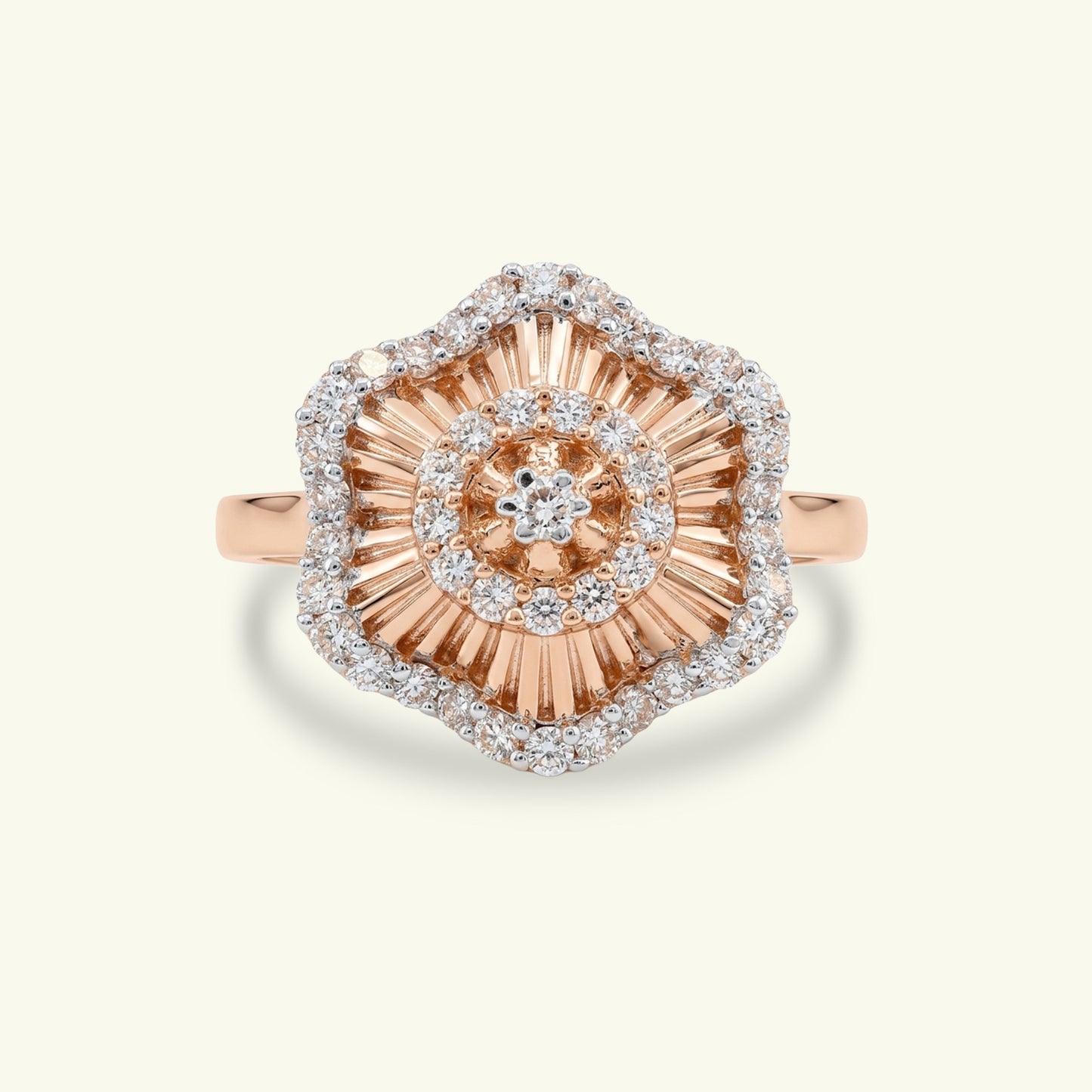 Elva Floral Diamond Ring