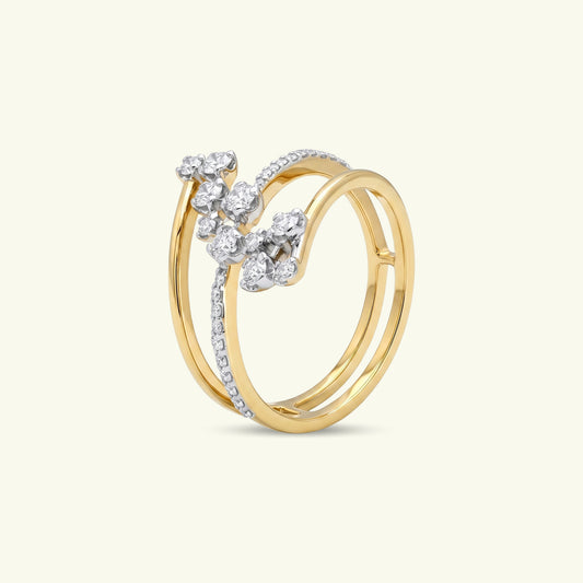 Solenne Scatter Diamond Ring