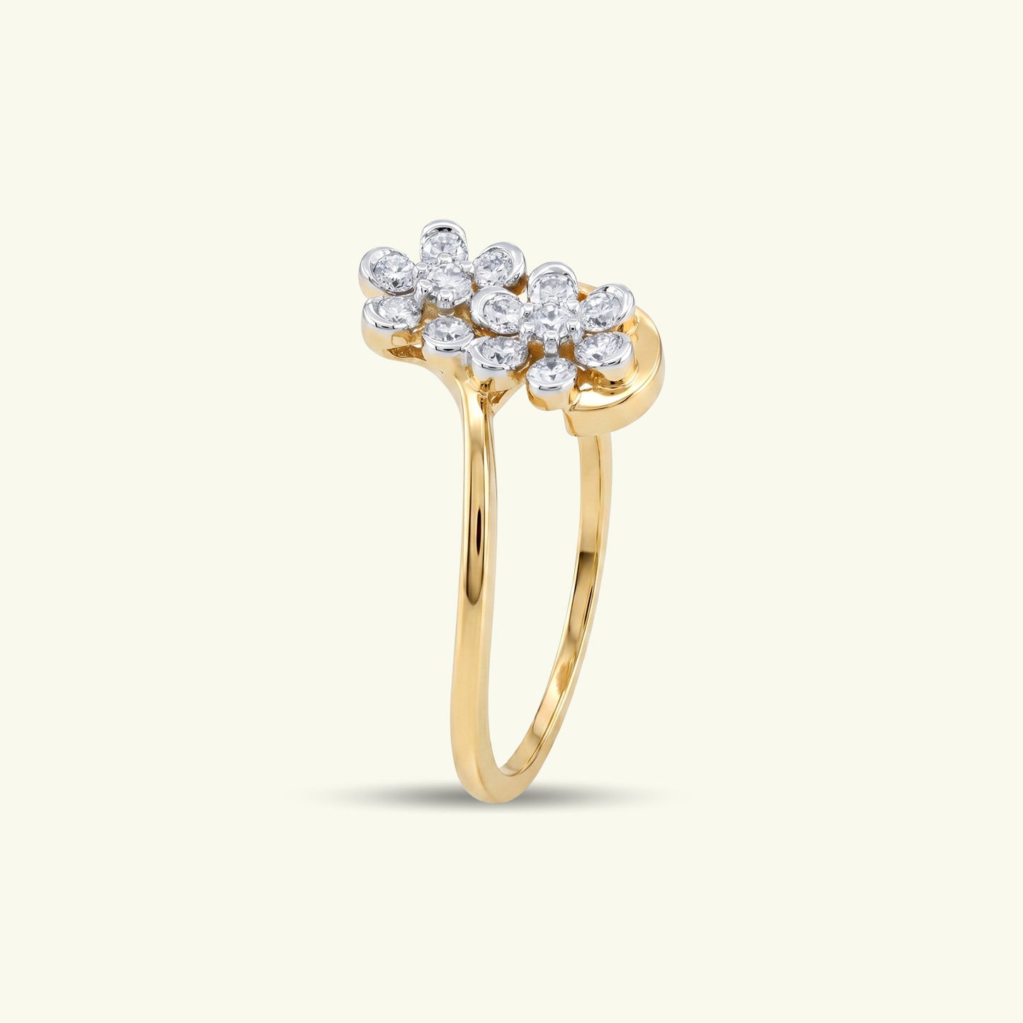 Naelia Floral Diamond Ring