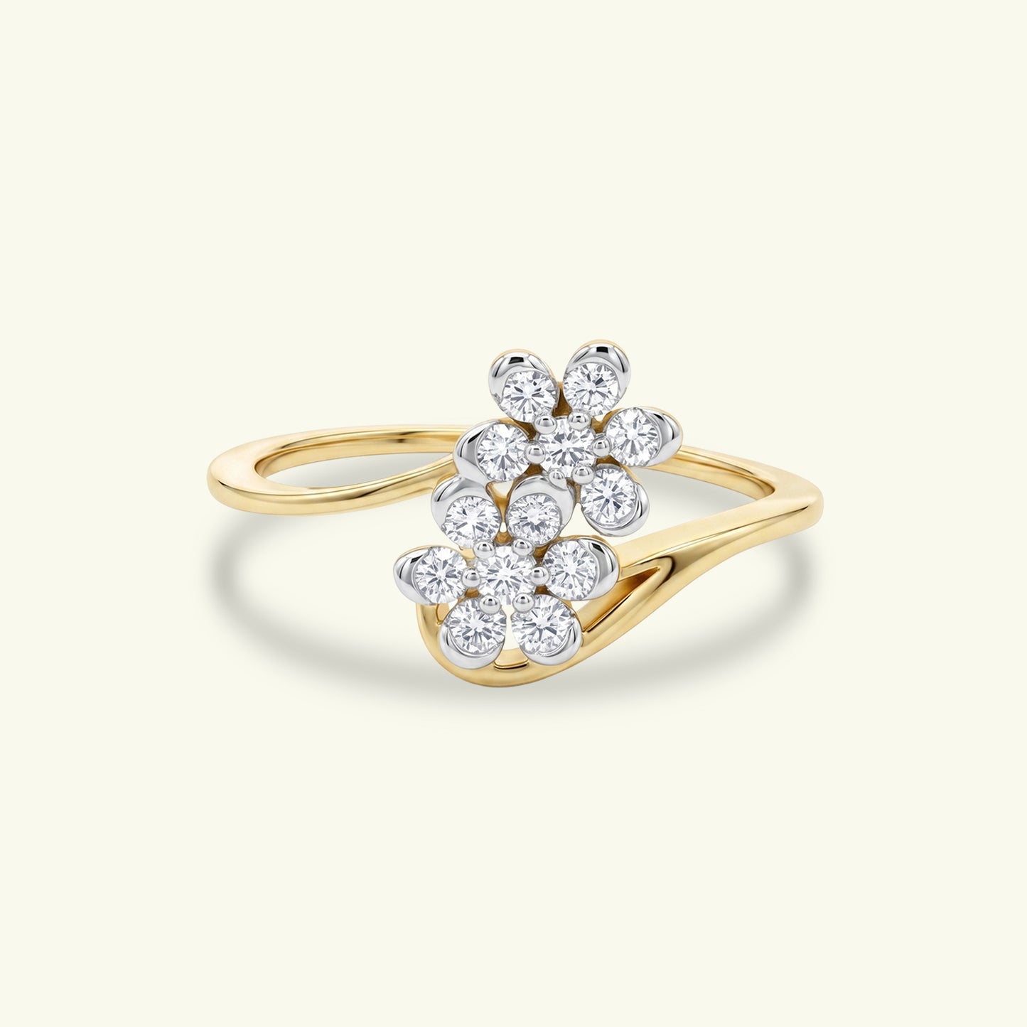 Naelia Floral Diamond Ring