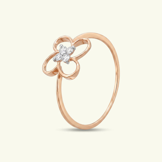 Aurine Floral Diamond Ring