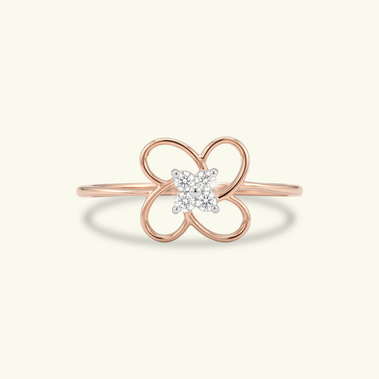 Aurine Floral Diamond Ring