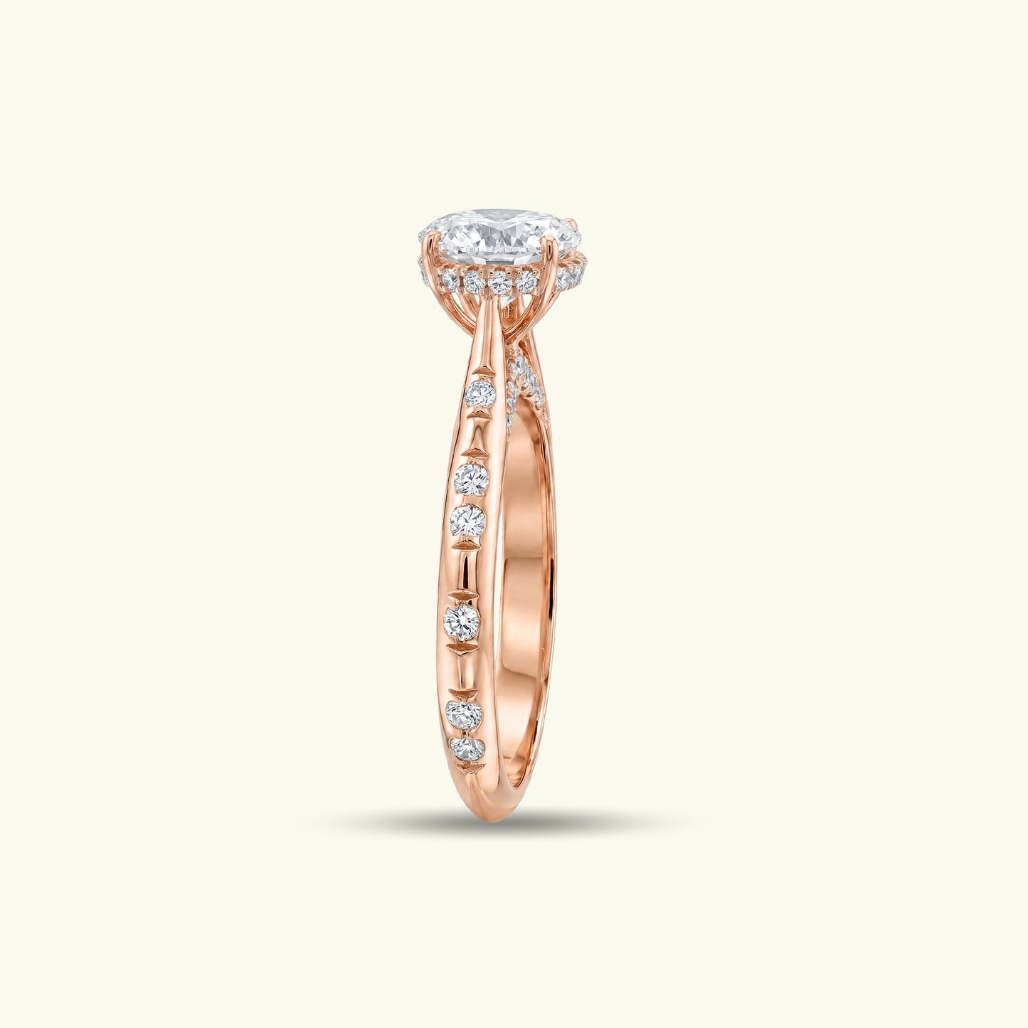 Elvian Solitaire Diamond Ring
