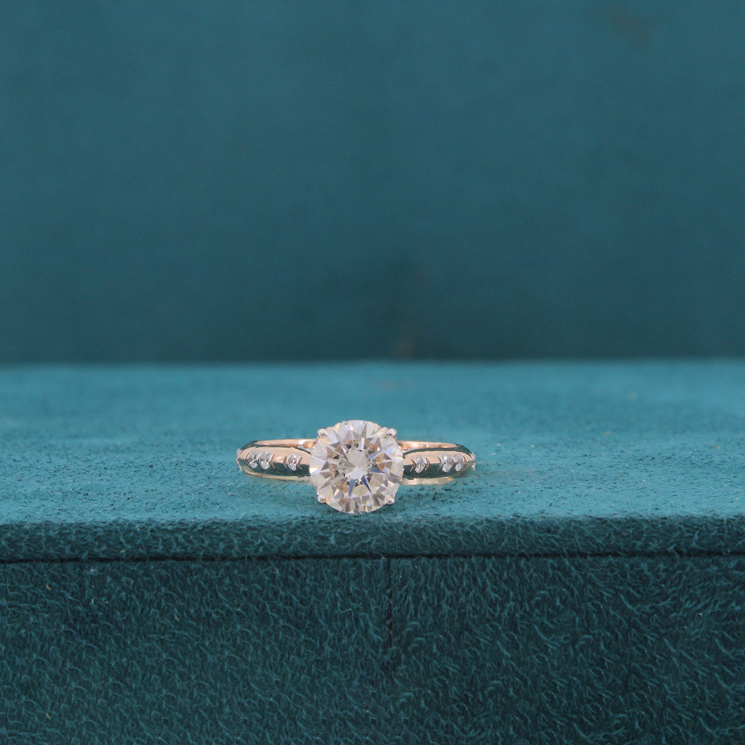Elvian Solitaire Diamond Ring
