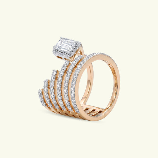 Alenor Scatter Diamond Eternity Ring