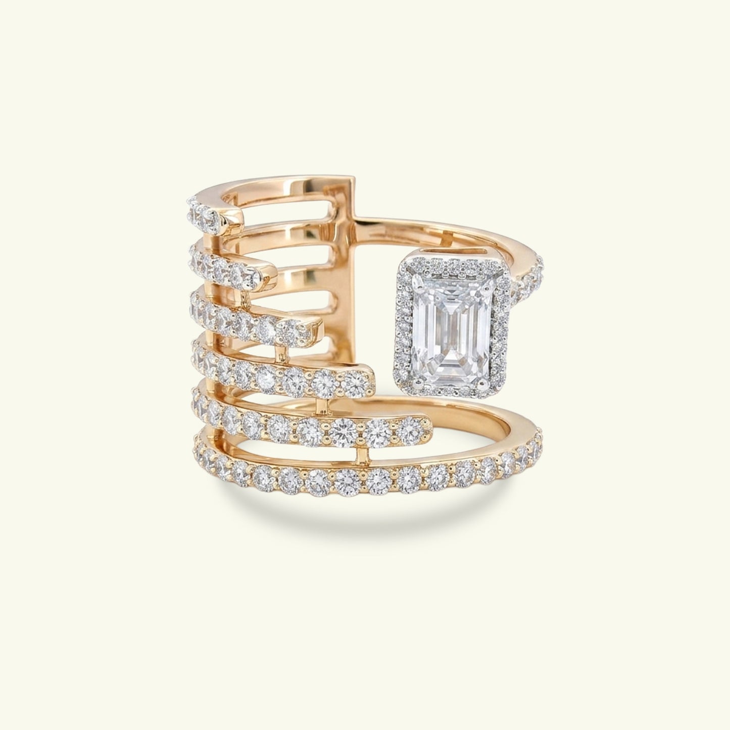 Alenor Scatter Diamond Eternity Ring