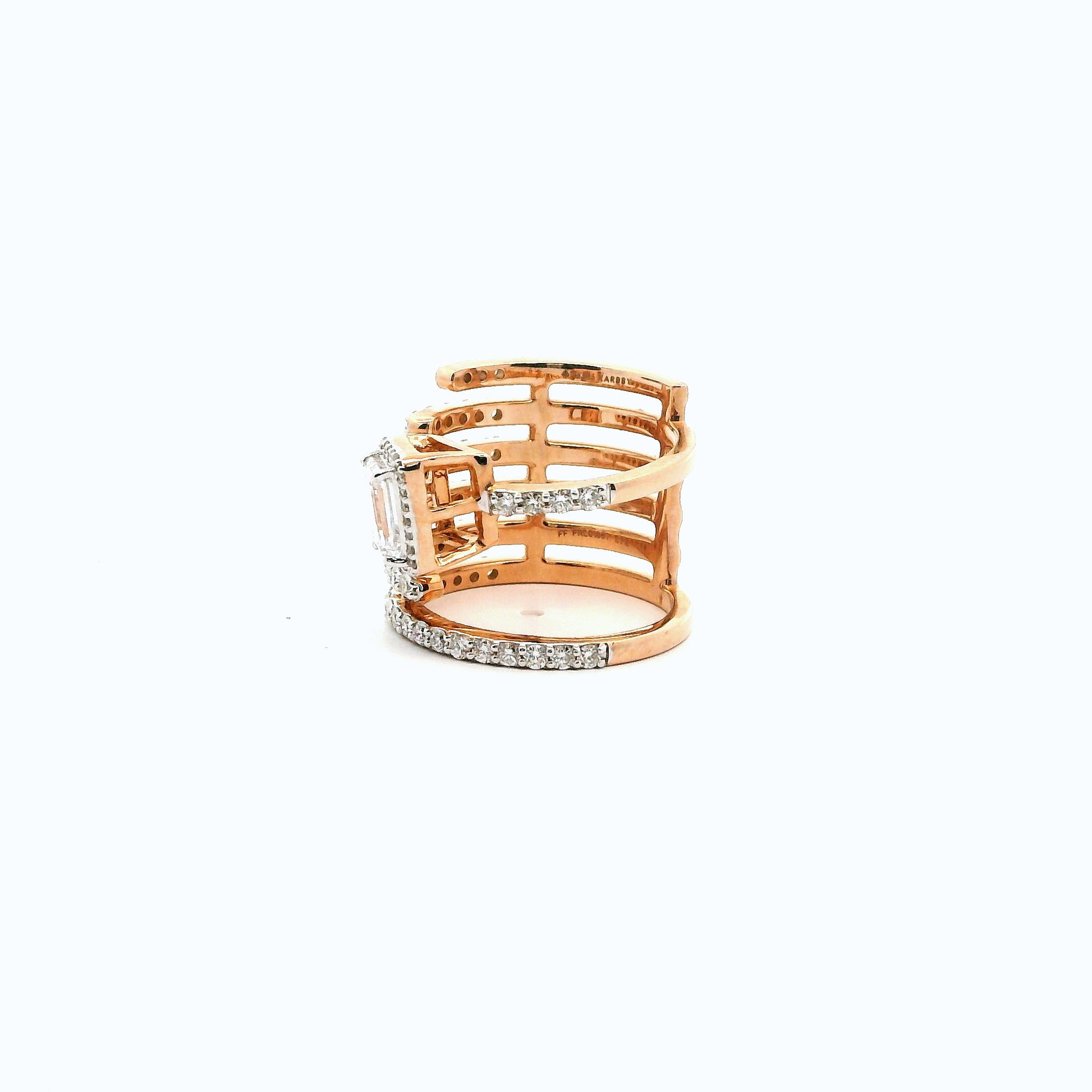 Alenor Scatter Diamond Eternity Ring