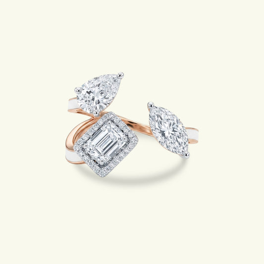 Cyrene Halo Diamond Ring
