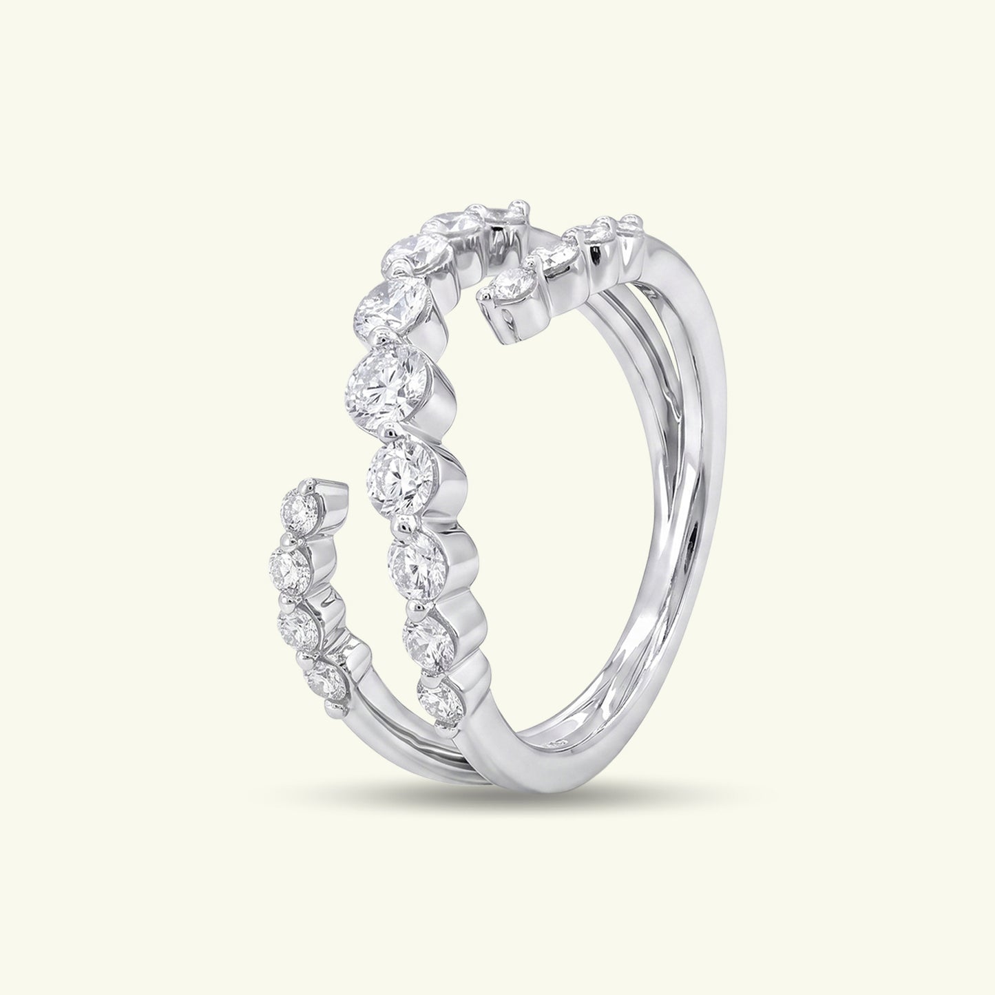 Ezara Scatter Diamond Ring