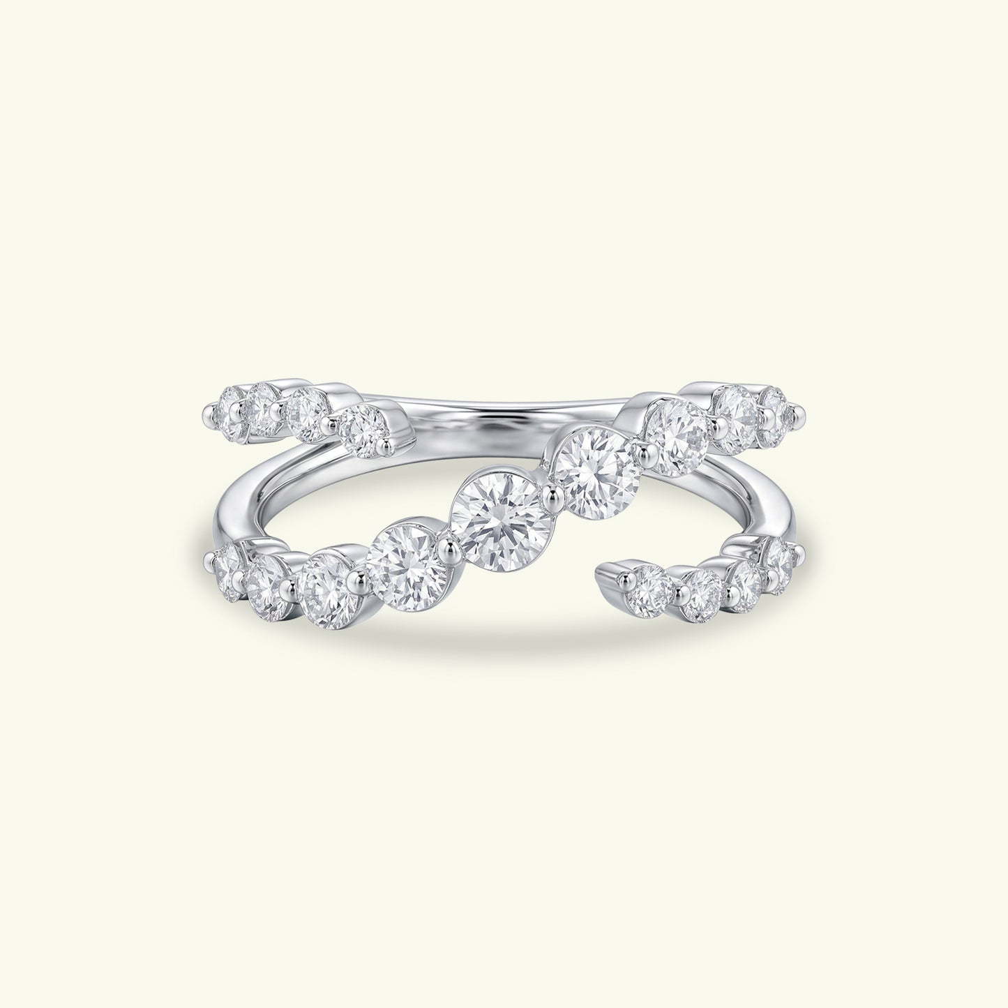 Ezara Scatter Diamond Ring