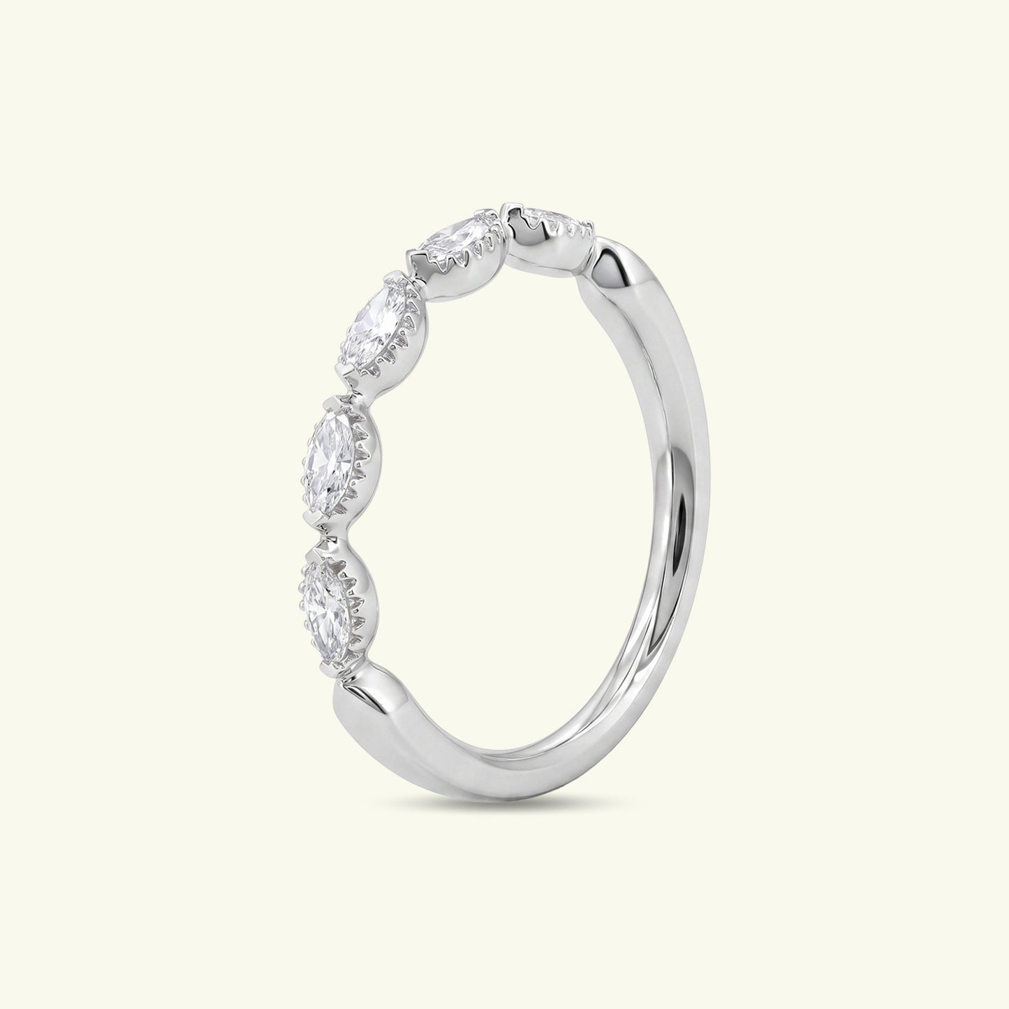 Elvena Five Stone Diamond Eternity Ring
