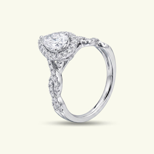 Seraphina Halo Diamond Ring