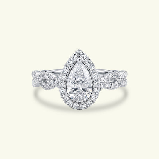 Seraphina Halo Diamond Ring