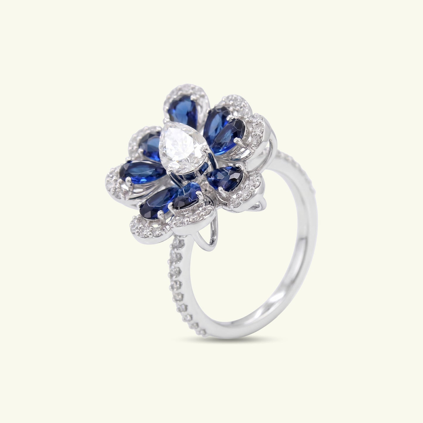 Aerelle Bloom Diamond Ring