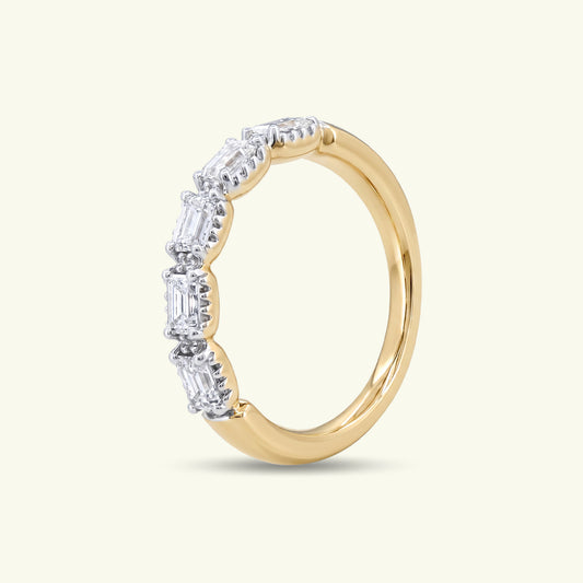 Ivenna Five Stone Diamond Eternity Ring