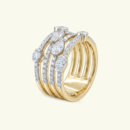 Sayelle Scatter Diamond Eternity Ring