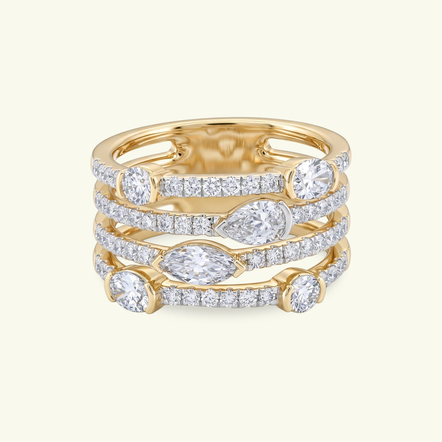 Sayelle Scatter Diamond Eternity Ring
