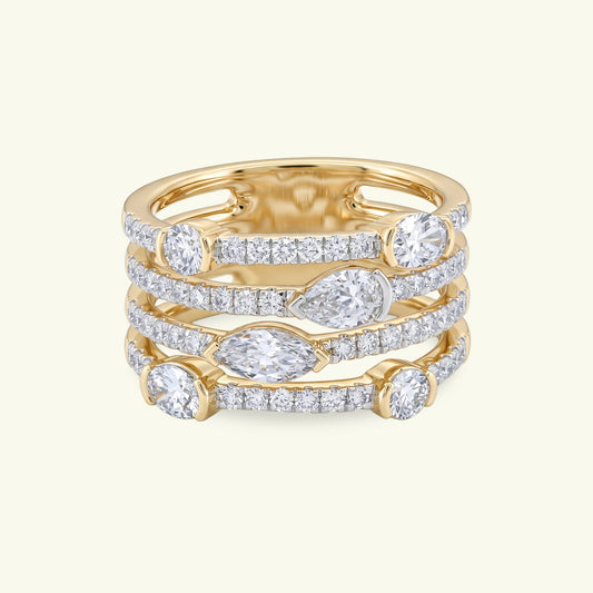 Sayelle Scatter Diamond Eternity Ring