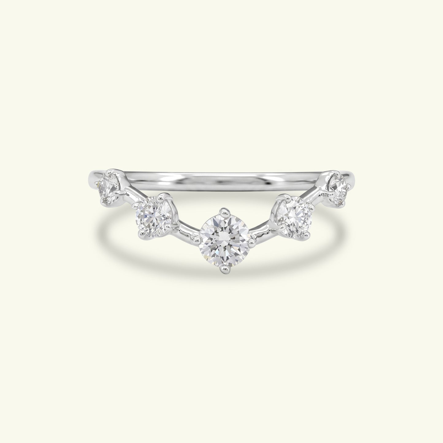 Virel Five Stone Diamond Ring