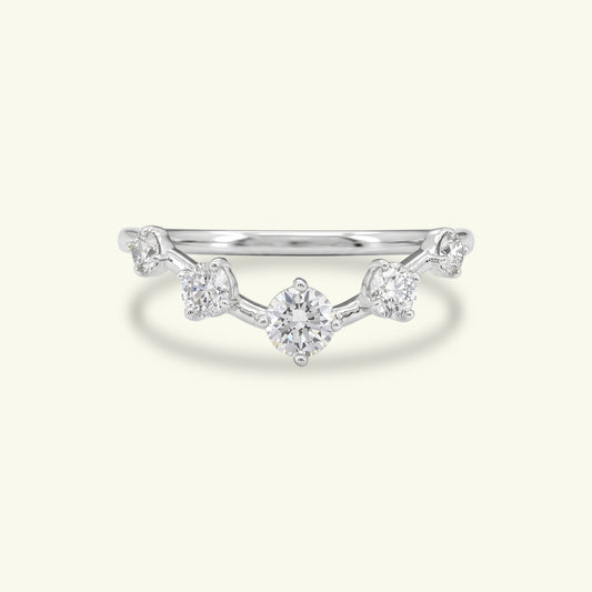Virel Five Stone Diamond Ring