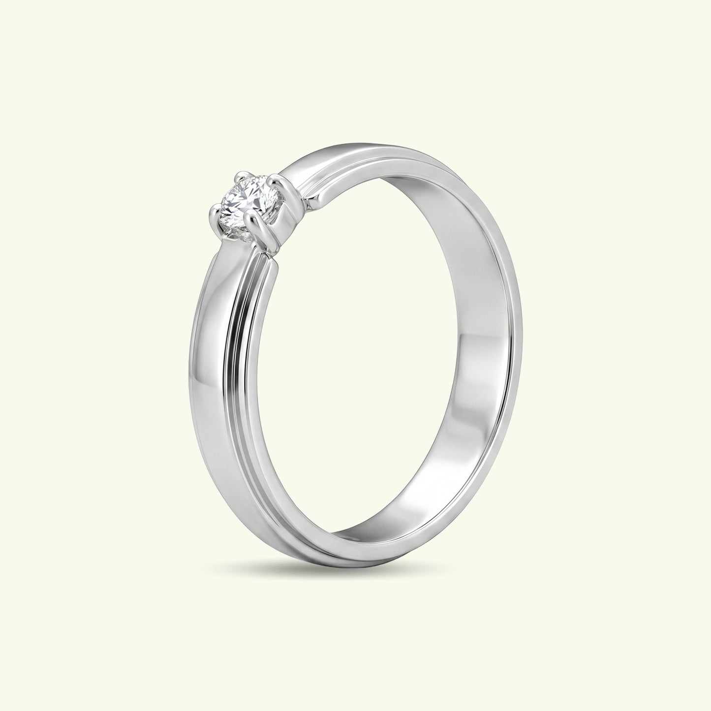 Zephyra Solitaire Diamond Ring