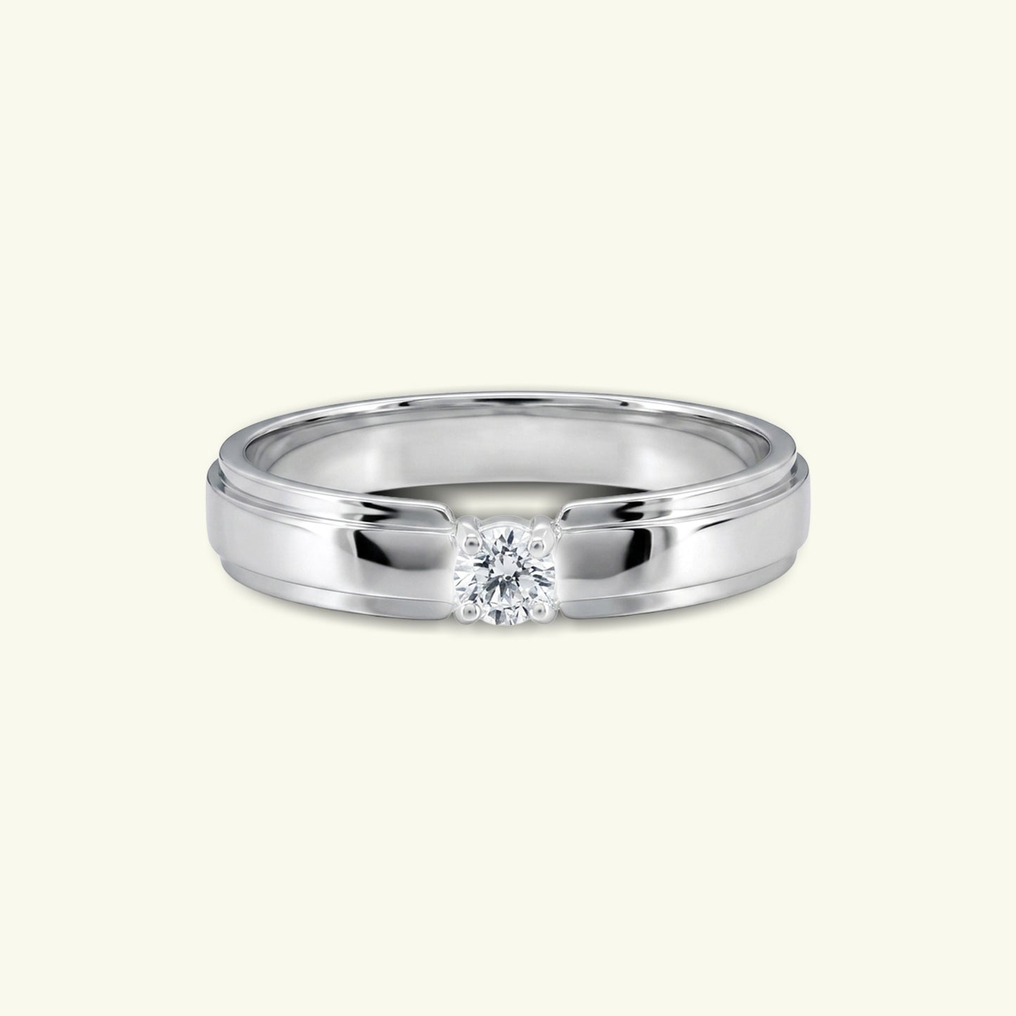 Zephyra Solitaire Diamond Ring